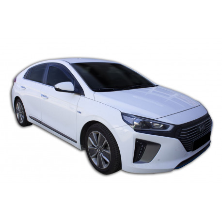 Window deflectors Window deflectors for HYUNDAI IONIQ 5D 2017-up (+OT) 2pcs (front) | races-shop.com
