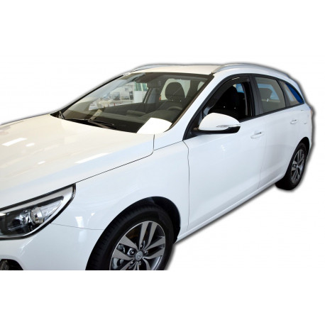 Window deflectors Window deflectors for HYUNDAI i30 III 5D 2017-up HTB/CW 2pcs (front) | races-shop.com