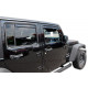 Window deflectors Window deflectors for JEEP WRANGLER (JK) 5D 2007-up (+OT) 4pcs (front+rear) | races-shop.com