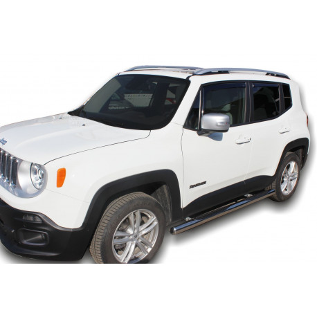 Window deflectors Window deflectors for JEEP RENEGADE 5D 2014-up (+OT) 4pcs (front+rear) | races-shop.com