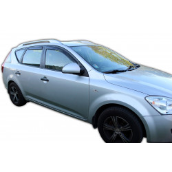 Window deflectors for KIA CEED I 5D 2007-2011 (+OT) 4pcs (front+rear)