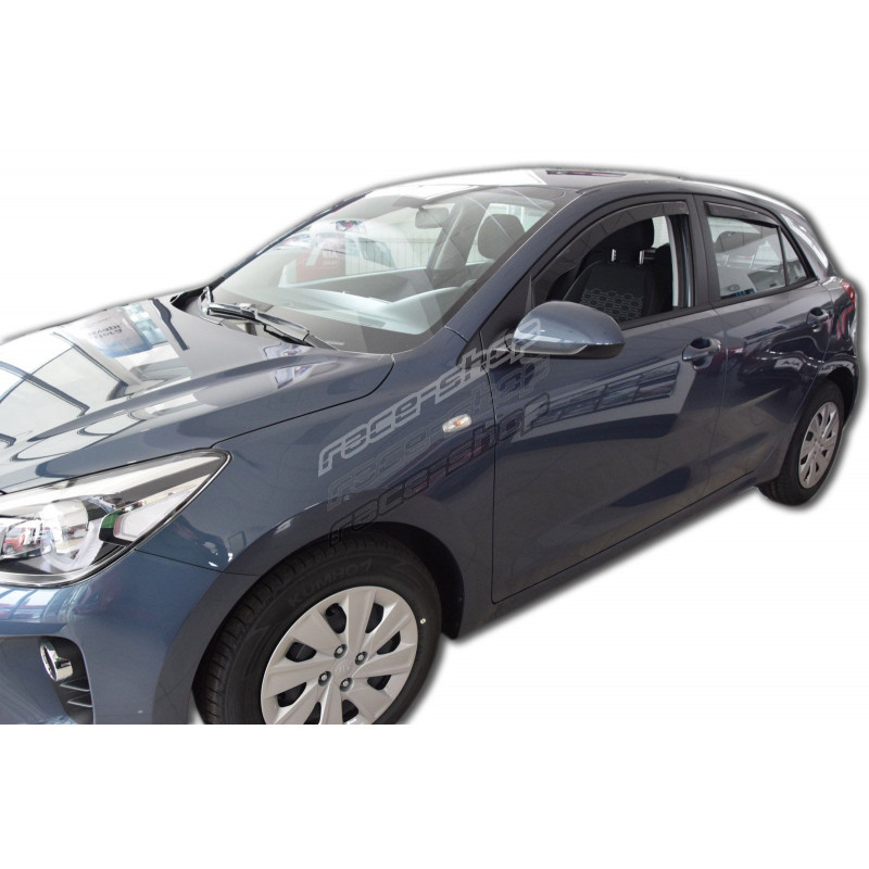 Kia Rear Window Rio Window deflectors for KIA RIO IV 5D 2017-up (+OT) HTB 4pcs (front+rear ...