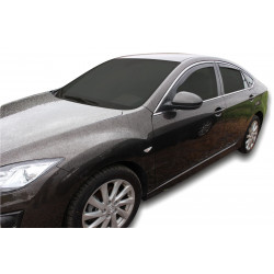 Window deflectors for MAZDA 6 (GH) 4D 08/2007-2012 (+OT) SEDAN 4pcs (front+rear)