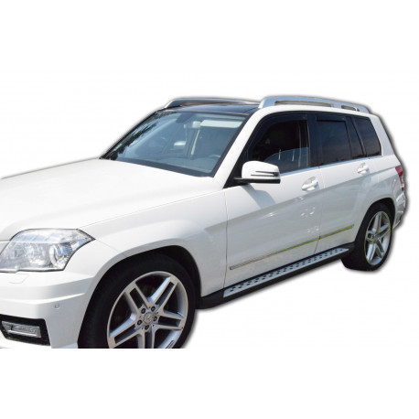 Window deflectors Window deflectors for MERCEDES GLK X204 5D 2008-2015 2pcs (front) | races-shop.com