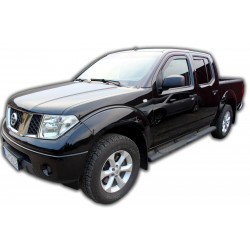 Window deflectors for NISSAN NAVARA/PICK UP D40 III 4D 2005-2015 (+OT) 4pcs (front+rear)