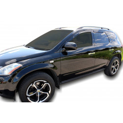 Window deflectors for NISSAN MURANO Z50 5D 2002-11/2008 (+OT) 4pcs (front+rear)