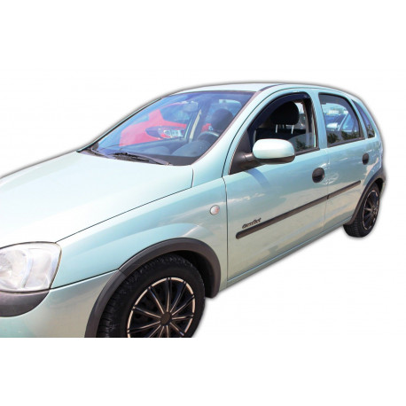 Window deflectors Window deflectors for OPEL CORSA C 5D 2000-2006 2pcs (front) | races-shop.com