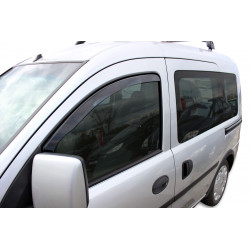 Window deflectors for OPEL COMBO C 2D 2002-2011 2pcs (front)