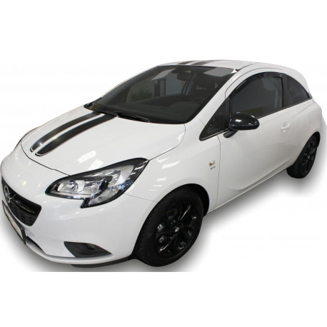 Window deflectors Window deflectors for OPEL E 3D 09/2006-2019 2pcs (front) | races-shop.com