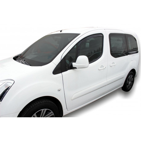 Window deflectors Window deflectors for PEUGEOT PARTNER 2pcs (front) | races-shop.com