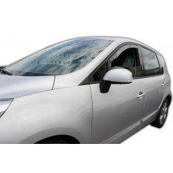 Window deflectors for RENAULT FULLBACK 4D 2016 (+OT) 4pcs (front+rear)