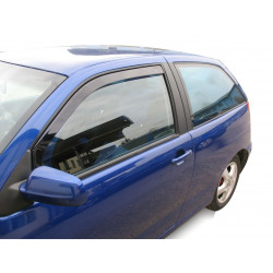 Window deflectors for SEAT IBIZA 6L 3D 04/2002-2007 2pcs (front)