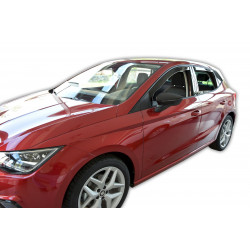 Window deflectors for SEAT IBIZA (V) 5D 2017-up (+OT) 4pcs (front+rear)