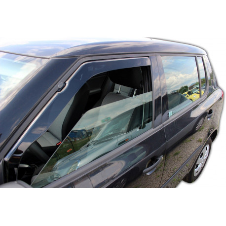 Window deflectors Window deflectors for SKODA FABIA II 5D 05.2007-2014 HTB 2pcs (front) | races-shop.com