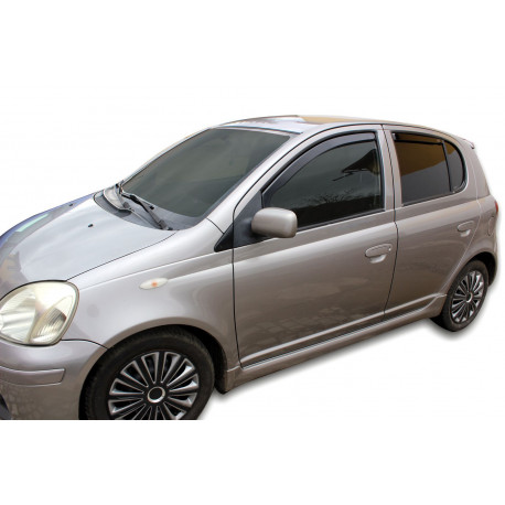 Window deflectors Window deflectors for TOYOTA YARIS 5D 2001-2006 (+OT) 4pcs (front+rear) | races-shop.com