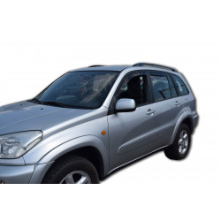 Window deflectors for TOYOTA RAV4 II XA20 5D 2000-2005 (+OT) 4pcs (front+rear)
