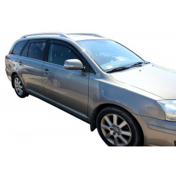 Window deflectors for TOYOTA AVENSIS II T25 5D 2003-2008 (+OT) combi 4pcs (front+rear)