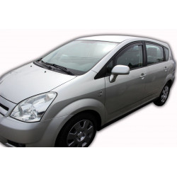 Window deflectors for TOYOTA COROLLA VERSO 4D 04/2004-2009 2pcs (front)