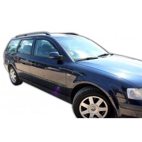 Window deflectors Window deflectors for VOLKSWAGEN PASSAT B5 5D 1997 – 2004 (+OT) COMBI 4pcs (front+rear) | races-shop.com