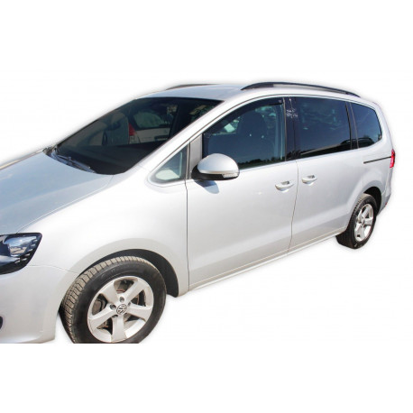 Window deflectors Window deflectors for VOLKSWAGEN SHARAN 2010-up (+OT) 4pcs (front+rear) | races-shop.com