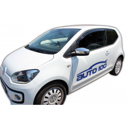 Window deflectors for VOLKSWAGEN UP! 3D 2012-up 2pcs (front)