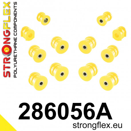 K11 (92-02) STRONGFLEX - 286056A: Rear suspension bush kit SPORT | races-shop.com