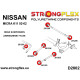 K11 (92-02) STRONGFLEX - 281206B: Rear panhard rod bush - body mount | races-shop.com