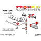 Polyurethane bushings STRONGFLEX - 290003B: Front upper arm bush | races-shop.com