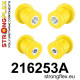 LS400 II UCF20 94-00 STRONGFLEX - 216253A: Rear crossmember bush kit SPORT | races-shop.com