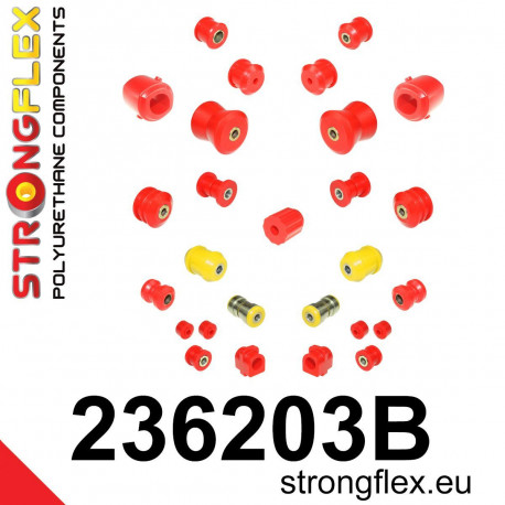 940 (90-98) STRONGFLEX - 236203B: Full suspension bush kit | races-shop.com