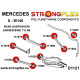 W140 (91-98) STRONGFLEX - 116249B: Rear suspension bush kit | races-shop.com