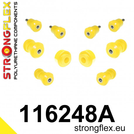 W140 (91-98) STRONGFLEX - 116248A: Front suspension bush kit SPORT | races-shop.com