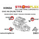 VIII (06-11) FK FN TYPE R STRONGFLEX - 086221A: Engine inserts mount kit SPORT | races-shop.com