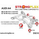 Polyurethane bushings STRONGFLEX - 021970B: Rear diff mount - front bush | races-shop.com