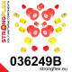 Polyurethane bushings STRONGFLEX - 036249B: Suspension bush kit | races-shop.com