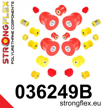 Polyurethane bushings STRONGFLEX - 036249B: Suspension bush kit | races-shop.com