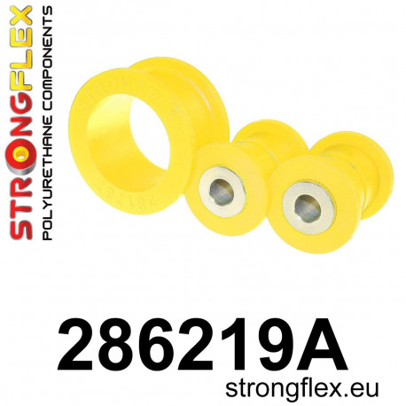 Polyurethane bushings STRONGFLEX - 286219A: Steering rack mount bush kit SPORT | races-shop.com