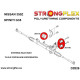 Polyurethane bushings STRONGFLEX - 286219A: Steering rack mount bush kit SPORT | races-shop.com