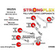 NC (05-14) STRONGFLEX - 106179B: Rear suspension bush kit | races-shop.com