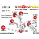 Polyurethane bushings STRONGFLEX - 211837B: Rear track control arm Inner bush | races-shop.com