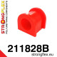 Polyurethane bushings STRONGFLEX - 211828B: Front anti roll bar bush | races-shop.com