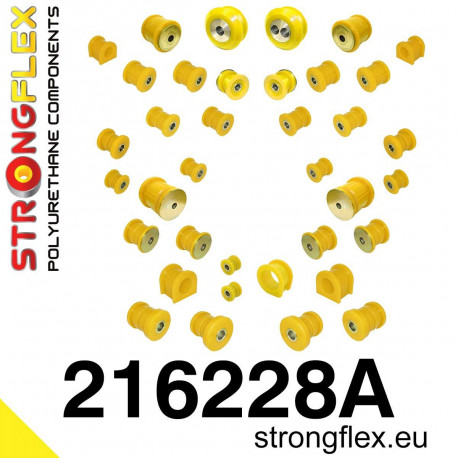 Supra IV (93-02) STRONGFLEX - 216228A: Full suspension bush kit SPORT | races-shop.com