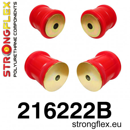 Polyurethane bushings STRONGFLEX - 216222B: Rear beam bush kit | races-shop.com