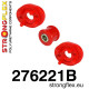 Impreza GC GF (92-00) STRONGFLEX - 276221B: Engine mount insert | races-shop.com