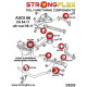 Polyurethane bushings STRONGFLEX - 021780B: Front subframe - front bush | races-shop.com