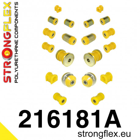 Polyurethane bushings STRONGFLEX - 216181A: Full suspension bush kit SPORT | races-shop.com