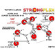 Supra IV (93-02) STRONGFLEX - 216180A: Suspension bush kit SPORT | races-shop.com