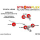 Polyurethane bushings STRONGFLEX - 216178B: Front suspension bush kit | races-shop.com