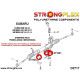 Polyurethane bushings STRONGFLEX - 271621A: Steering rack mount bush SPORT | races-shop.com