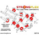 Baja (02-06) STRONGFLEX - 276158A: Rear suspension bush kit SPORT | races-shop.com